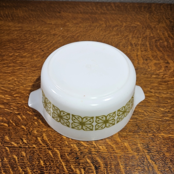 PYREX Autumn Floral Verde Casserole Dish 474-B 1.5 QT - Picture 8 of 9